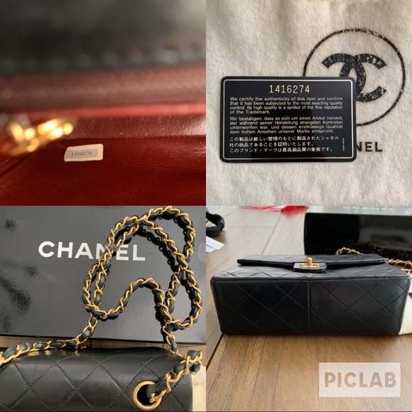 ❌SOLD❌ Chanel Vintage Square Flap Bag - Picture 7 of 8